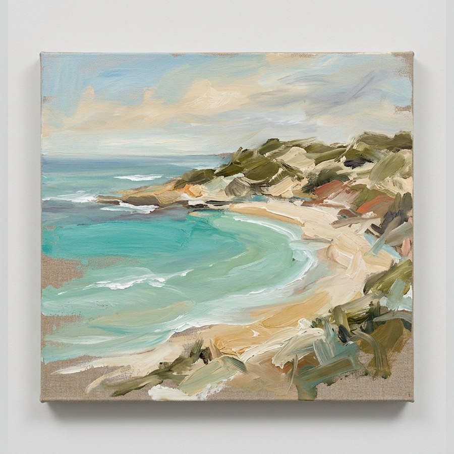 Cala, oil on linen